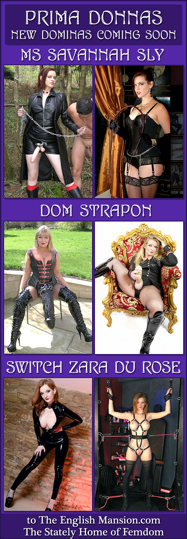 Prima Donnas ~ New Mansion Dommes 2014 Mistress Sidonia s Femdom  